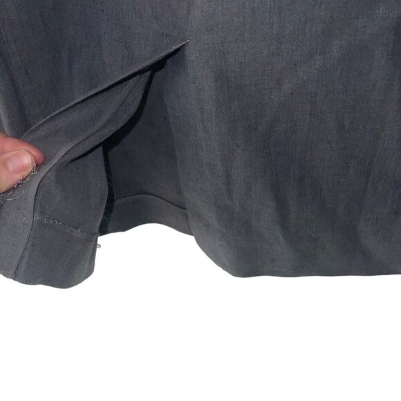 Dknyc Womens Blazer Jacket Size Large Gray Button Down Pockets Long Sleeve - Picture 4 of 9